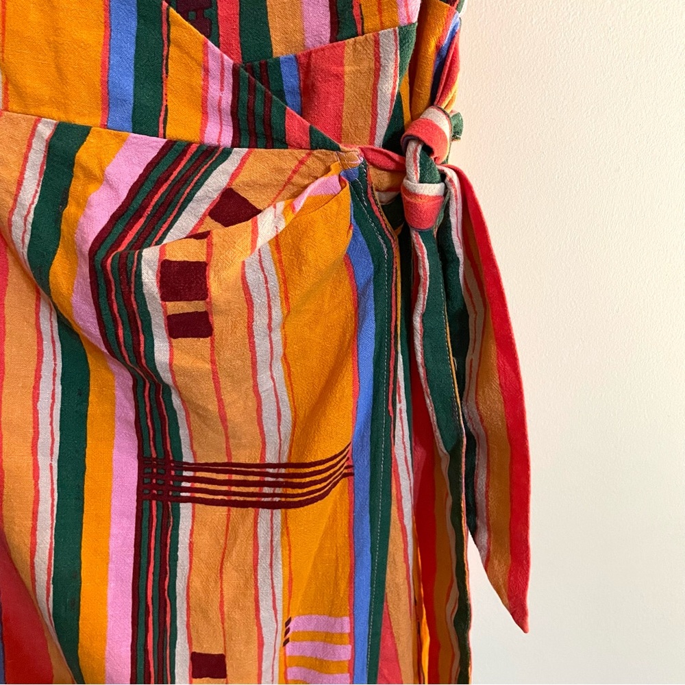 Urban Outfitters Flashing Lights Midi Wrap Dress - Picture 7 of 11